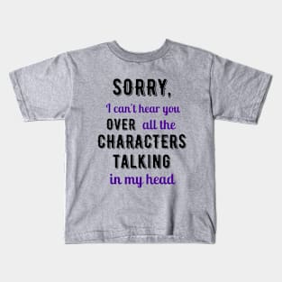 Talkative Characters Kids T-Shirt